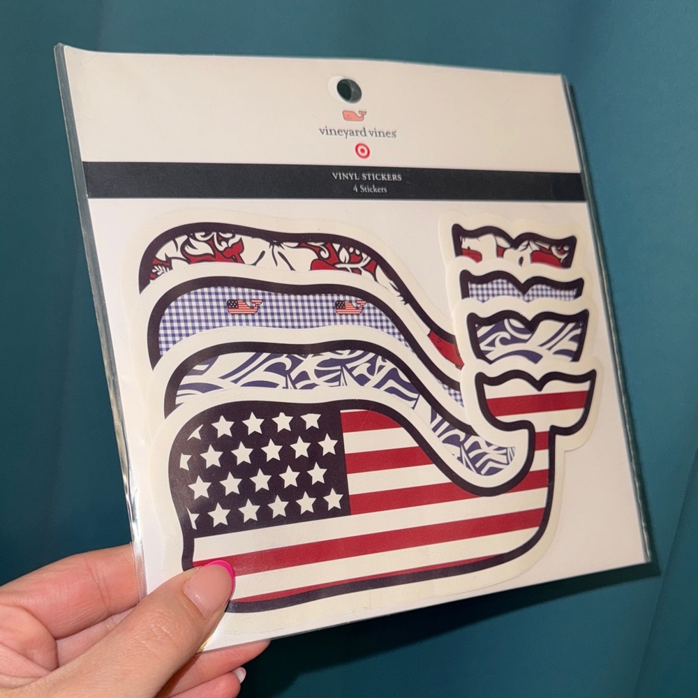Limited Edition Vineyard Vines x Target Whale Vinyl Stickers
